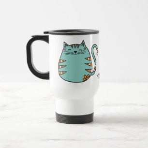 Happy Cat individuelle Name Tasse