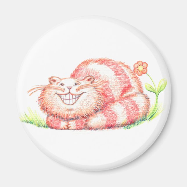 Happy Cat Magnet (Vorne)