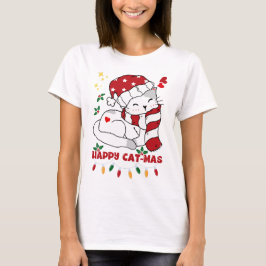 Happy Cat-mas T-Shirt