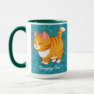 Happy Cat Personalisiert Tasse