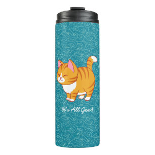 Happy Cat Personalisiert Thermosbecher