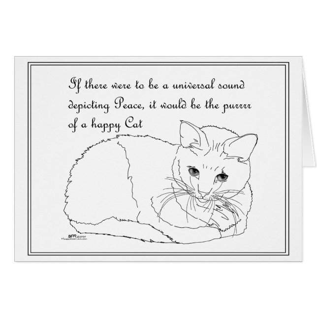 Happy Cat Purrr (Vorderseite (Horizontal))