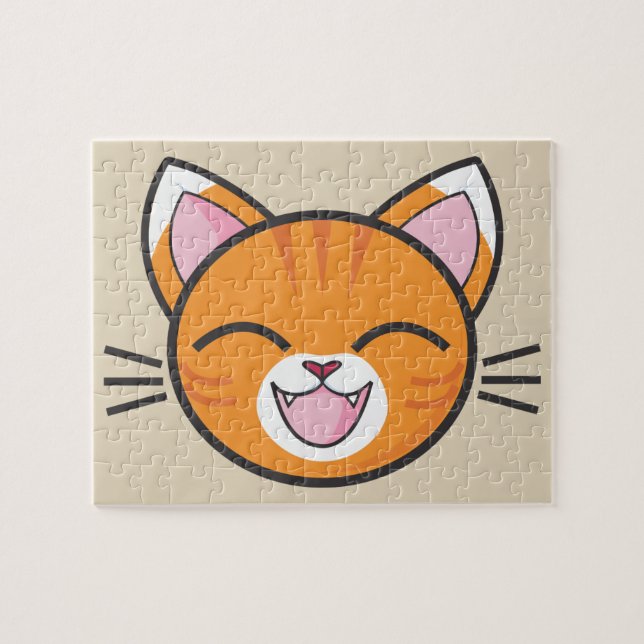 Happy Cat Puzzle (Horizontal)