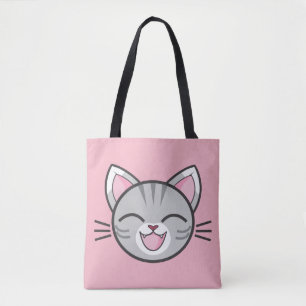 Happy Cat Tote Tasche