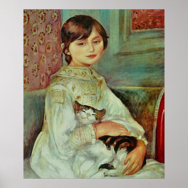 Happy Cat von Renoir Poster (Vorne)