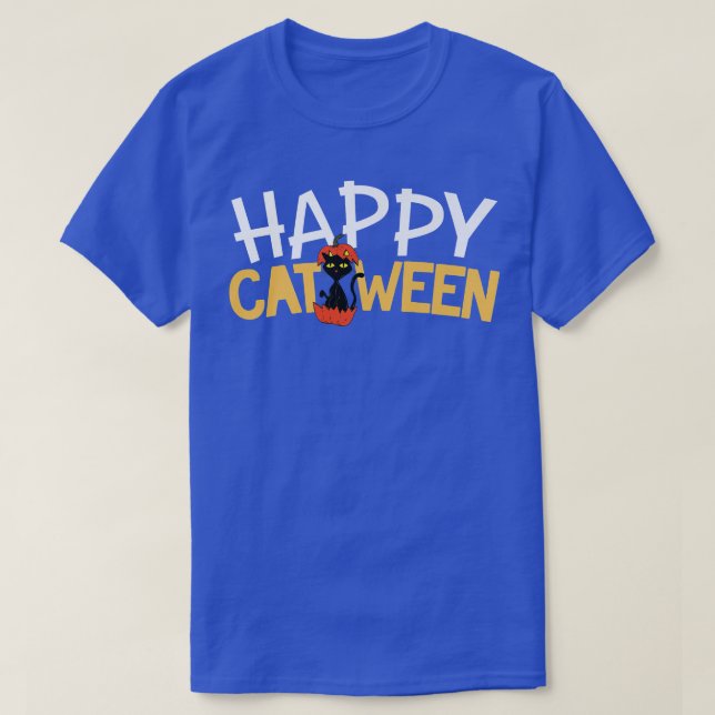Happy Catoween Costume Trick oder Treat Ha T-Shirt (Design vorne)