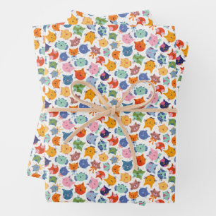 Happy Cats Packpapier Geschenkpapier Set