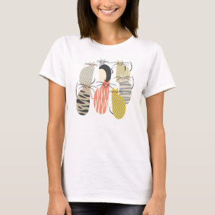 Happy Cats Whimsical Illustration T-Shirt