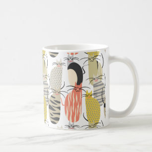 Happy Cats Whimsical Pattern Tasse