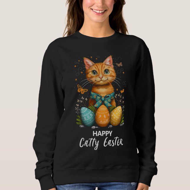 Happy Catty Oaster Sweatshirt (Vorderseite)