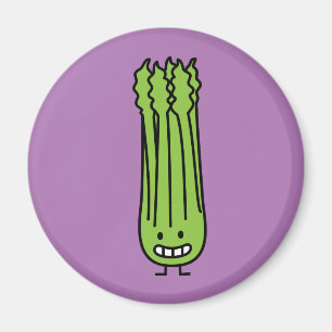 Happy Celery Stalk Grüne Faser Gemüse Magnet