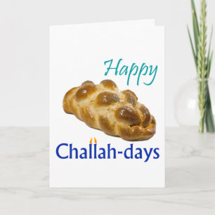 Happy Challah days Feiertagskarte