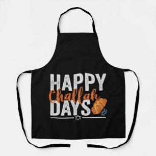 Happy Challah Days Funny Hanukkah Holiday Gift Schürze