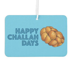 Happy Challah Days Hanukkah Chanukah Holiday Brot Autolufterfrischer