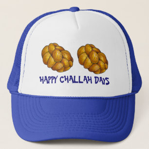 Happy Challah Days Hanukkah Chanukah Holiday Loaf Truckerkappe