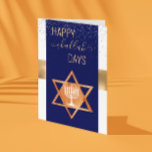 Happy Challah Days Hanukkah Feiertagskarte<br><div class="desc">Dieses Design entstand durch digitale Kunst und kann in dem Bereich personalisiert sein, der durch das Ändern des Fotos und/oder Textes zur Verfügung gestellt wird. Oder Sie können es anpassen, indem Sie den Mausklick auswählen, um weitere Optionen anzupassen, um die Farbe des Hintergrunds zu löschen oder zu ändern, Text hinzuzufügen,...</div>