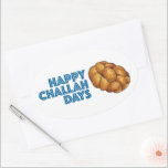 Happy Challah Days Holidays Hanukkah Chanukah<br><div class="desc">Design zeigt eine originelle Illustration eines Laib geflochtenen herausfordernden Brotes, mit HAPPY CHALLAH DAYS in einem lustigen Schriftart. Ideal um Hanukkah und die jüdischen Feiertage zu feiern. Dieses Design ist auch auf anderen Produkten erhältlich. In diesem Shop finden Sie auch viele weitere Illustrationen zum Thema Essen. Sehen Sie nicht, wonach...</div>