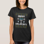 Happy Challah Day's T-Shirt<br><div class="desc">challah at ya boy, ugly hanukkah, jewish hanukkah, chanukah, chanukiah, menorah, dreidel, challah bread, latkes, jewish christmas, jewish boys, jewish girls, jewish men, jewish women, jewdolph, ugly sweater, ugly sweatshirt, matzo ball, deck the halls matzo balls, hanukkah naughty, ugly christmas, hanukkah naughty nice jewish, merry christmukkah, meowzel tov, meowzel tov...</div>