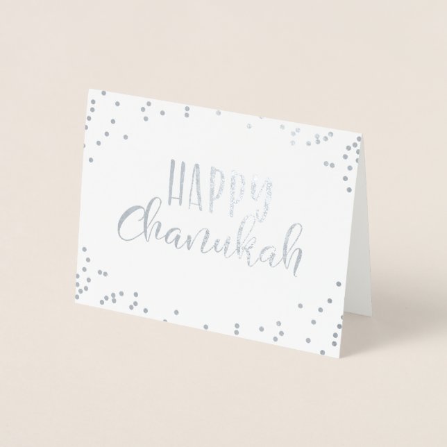 Happy Chanukah Folienkarte (Vorderseite)