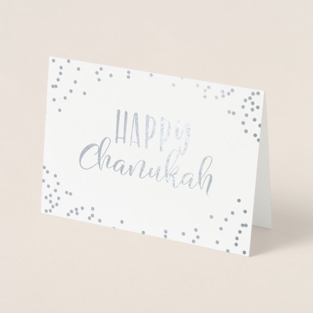 Happy Chanukah Folienkarte (Vorderseite)
