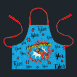Happy Chanukah Judah Hero Schürze<br><div class="desc">Happy Chanukah Judah Maccabee Super Hero apon. Personalisieren Sie, indem Sie Text löschen und Ihre eigenen hinzufügen. Verwenden Sie Ihren bevorzugten Schriftart Stil, Farbe und Größe. Stellen Sie sicher, dass Sie die Größe und die Farbe des Gurtes auswählen. Alle Designelemente können auf andere Zazzle-Produkte übertragen und bearbeitet werden. Happy Hanukka!...</div>