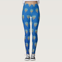 Happy Chanukah! Menorah Leggings