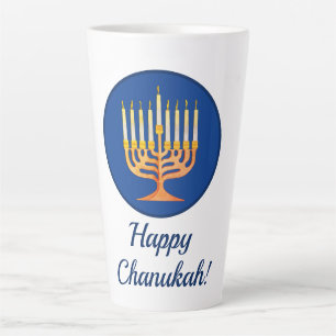 Happy Chanukah! Menorah Milchtasse