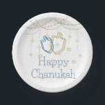 Happy Chanukah Paper Tellers Pappteller<br><div class="desc">Celebrate Chanukah mit diesen Happy Chanukah Paper Teller!</div>