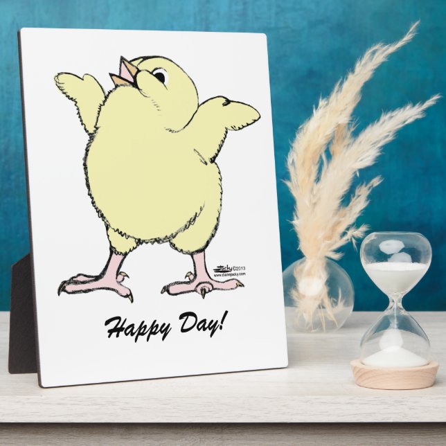 Happy Chick Fotoplatte (Seite)