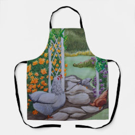 Happy Chicken Park Schürze