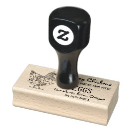 Happy Chickens Ei Carton Briefmarke Gummistempel