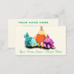 Happy Chickens Farm Your Funny Business Card Visitenkarte<br><div class="desc">Custom Colors and Schriftartes - Funny Farm with Happy Chicken - Berufliche Bauern Visitenkarten - Fügen Sie Ihre Kontaktinformationen / Landwirtschaftsname / Slogan - Wählen / Fügen Sie Ihre Lieblings-Text und Kartenfarbe / Schriftart / Größe ! Lächeln - seien Sie glücklich! - Vergrößern und verschieben oder entfernen und fügen Sie...</div>