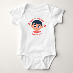 Happy Child mit Blume Baby Strampler