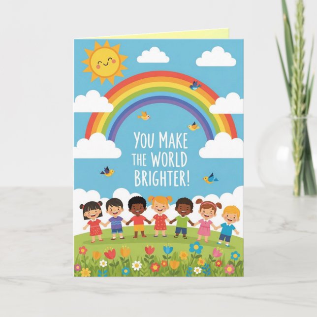 Happy Children's Day Greeting Card Karte (Vorderseite)