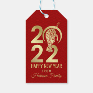 Happy China New Year of the Tiger Geschenkanhänger