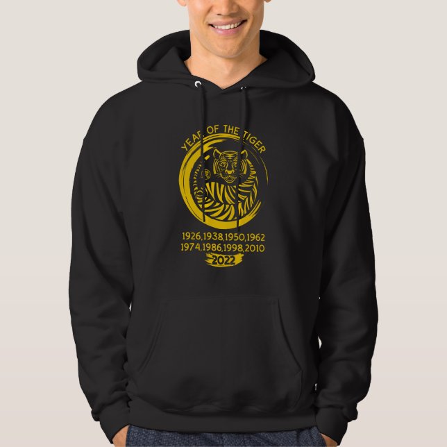Happy Chinese New Year 2022 Year Of The Tiger Hoodie (Vorderseite)