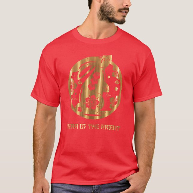 Happy Chinese New Year 2023 Rabbit T-Shirt (Vorderseite)