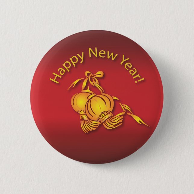 Happy Chinese New Year! Button (Vorderseite)