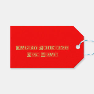 Happy Chinese New Year Geschenkanhänger
