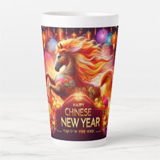 Happy Chinese New Year (Year of the Fire Horse) Milchtasse
