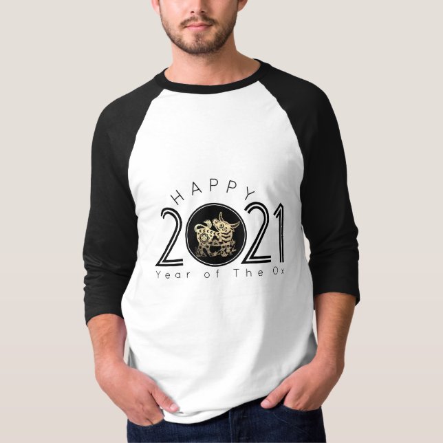 Happy Chinese Ox New Year 2021 Women's BT T-Shirt (Vorderseite)