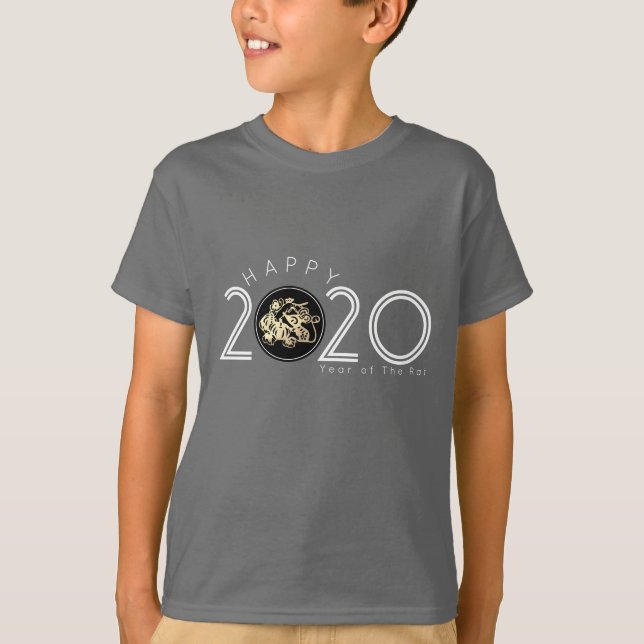 Happy Chinese Rat New Year 2020 Kids T - Shirt (Vorderseite)