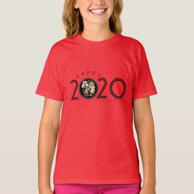 Happy Chinese Rat New Year 2020 Kids T - Shirt 3 (Vorderseite)