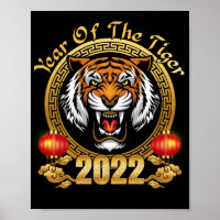 Happy Chinesisch Neujahr 2022 Jahr des Tiger