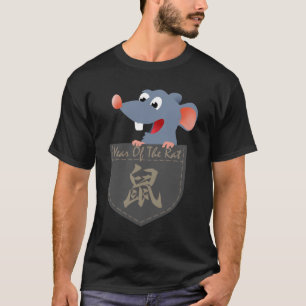 Happy Chinesisch Neujahr der Ratte 2020 Little Rat T-Shirt