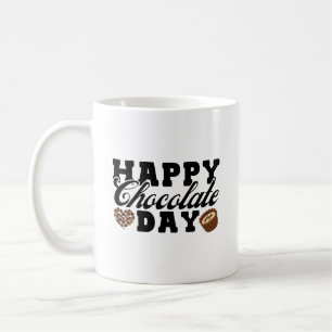 Happy Chocolate Day, Chocolate Lover's Joyful Kaffeetasse