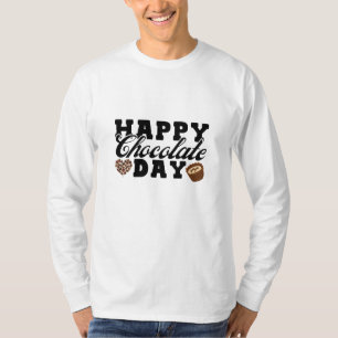 Happy Chocolate Day, Chocolate Lover's Joyful T-Shirt