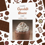 Happy Chocolate Mousse Day | April 3rd | Recipe Karte<br><div class="desc">April 3rd is Chocolate Mousse Day! Here is a fun card to send to family and friends with a chocolate mousse recipe inside! Plus a cute pun.</div>