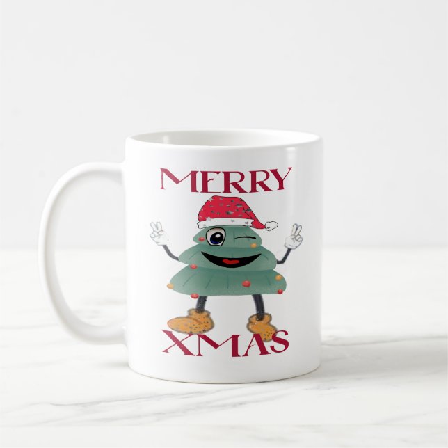 Happy Chrismas Kaffeetasse (Links)