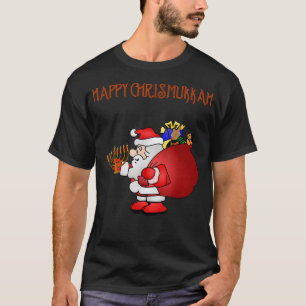 Happy Chrismukkah Blended Family Holiday T - Shirt